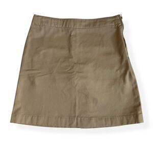 Lands End Girls Khaki Chino Skort 7